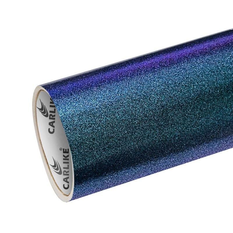 CARLIKE CL-CE-02 Caméléon Électro Métallisé Mat Bleu Violet Vinyle