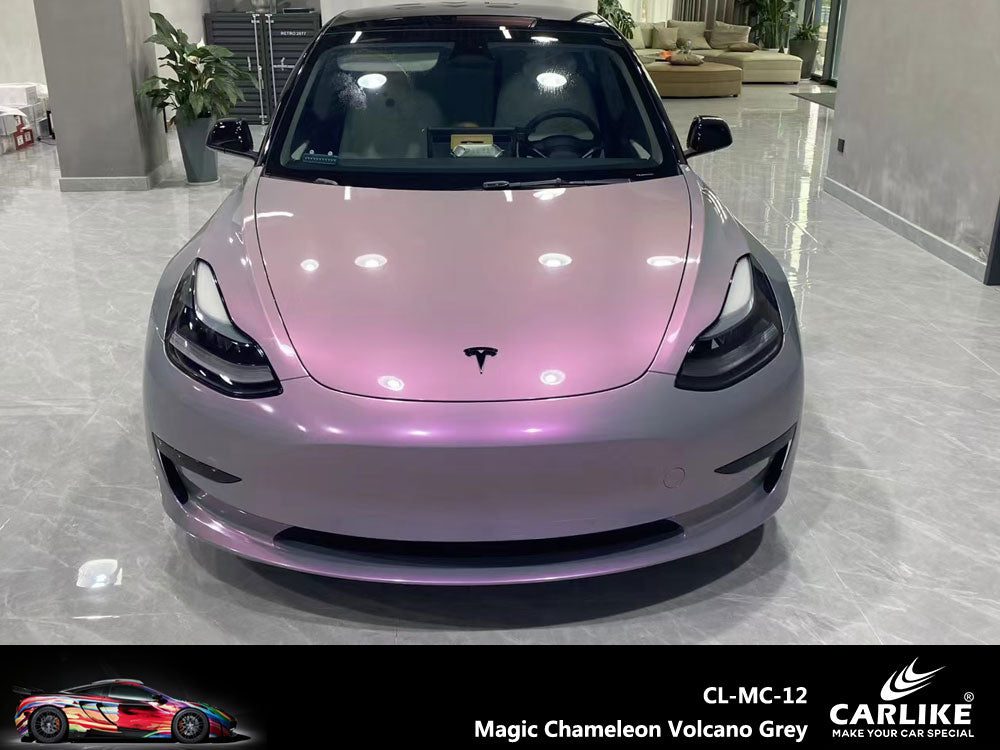 CARLIKE CL-MC-12 Magique Caméléon Volcano Gris Vinyle — 