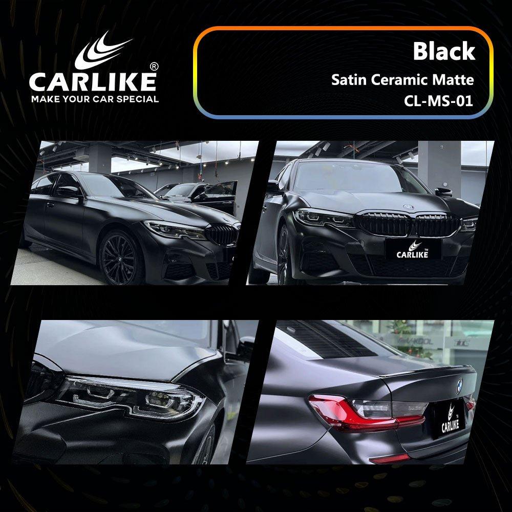 CARLIKE CL-MS-01 Satiné Céramique Mat Noir Vinyle — 