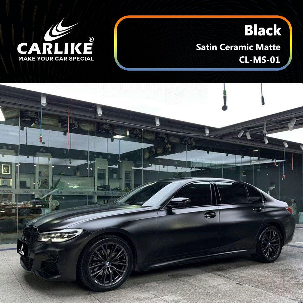 CARLIKE CL-MS-01 Satiné Céramique Mat Noir Vinyle — 