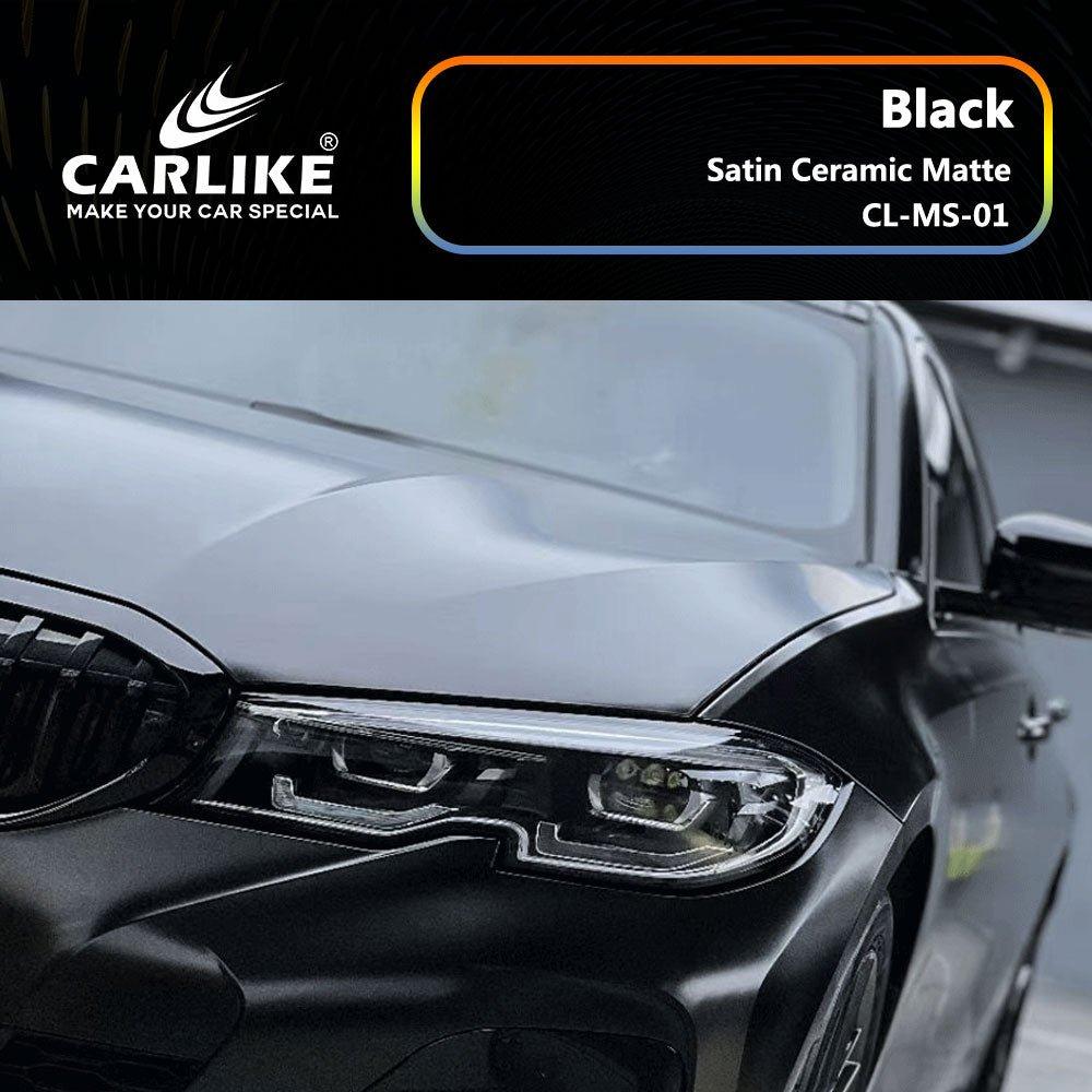 CARLIKE CL-MS-01 Satiné Céramique Mat Noir Vinyle — 
