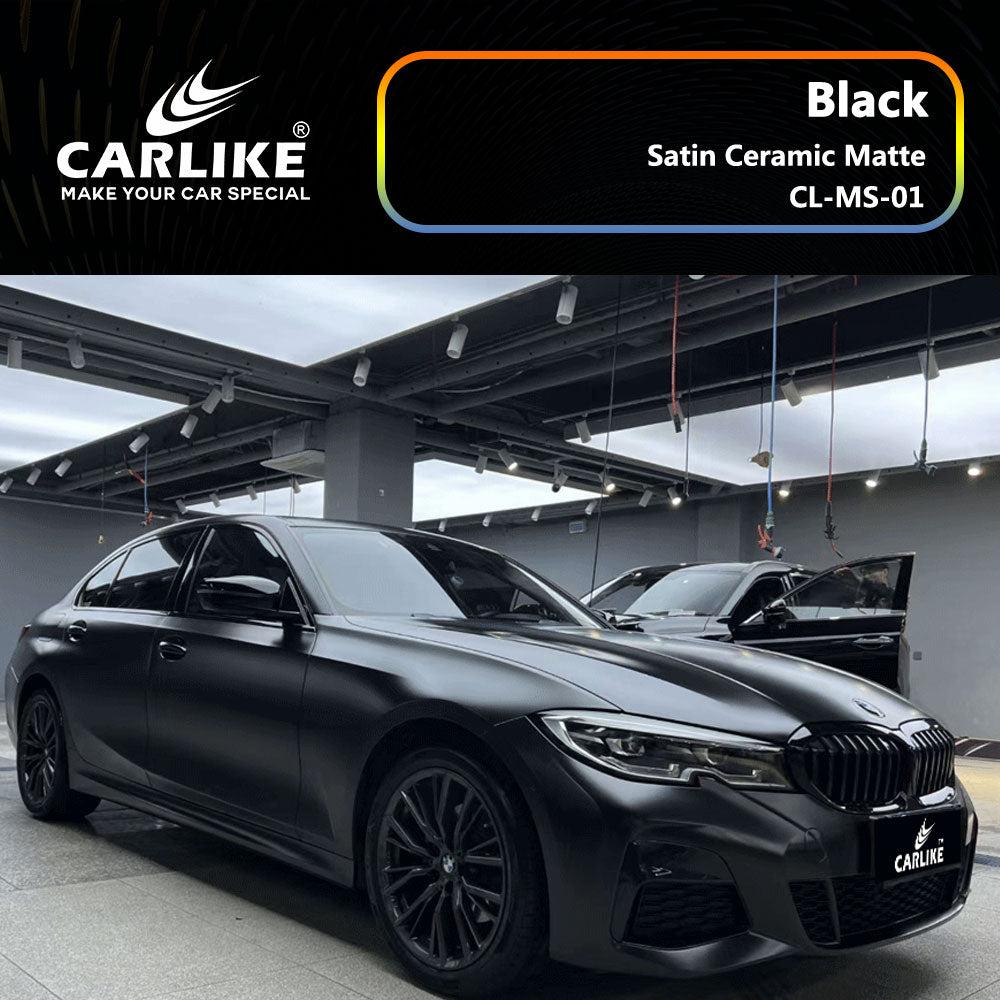 CARLIKE CL-MS-01 Satiné Céramique Mat Noir Vinyle — 