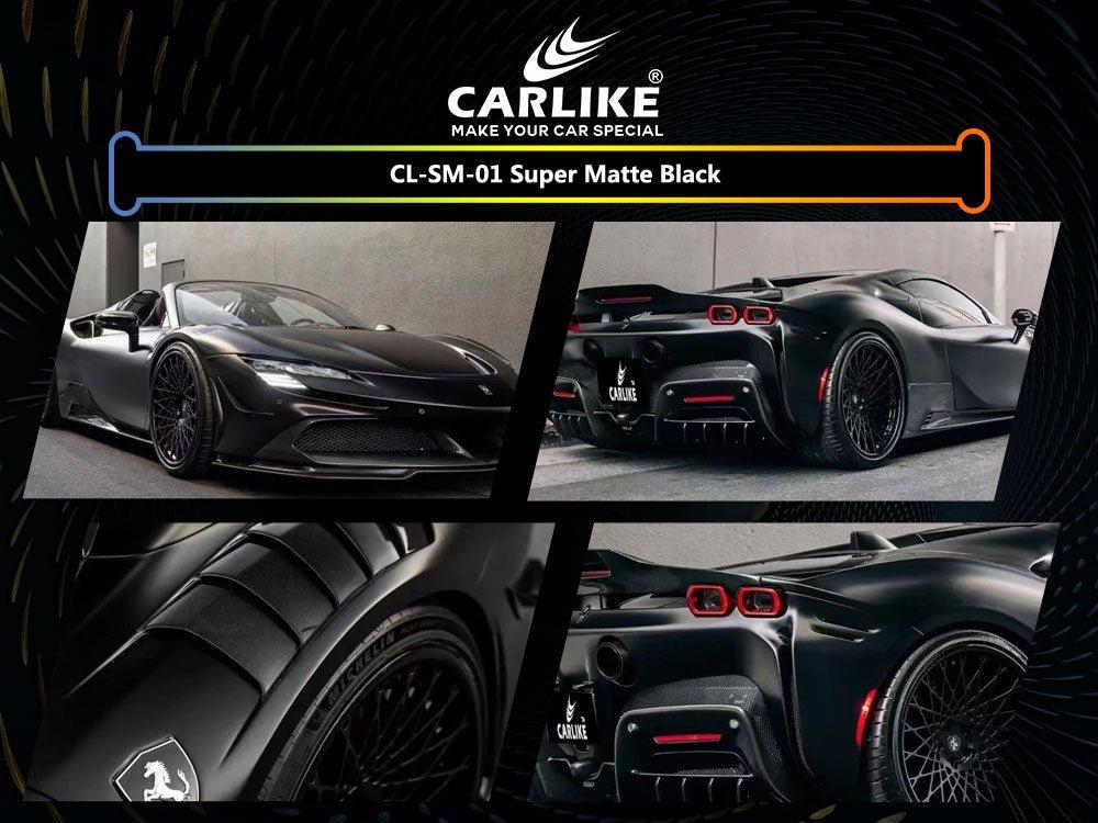 CARLIKE CL-SM-01 Super Mat Noir Vinyle — 