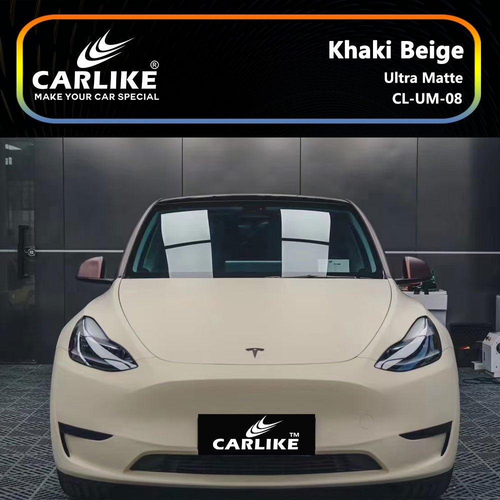 CARLIKE CL-UM-08 Ultra Mat Kaki Beige Vinyle — 