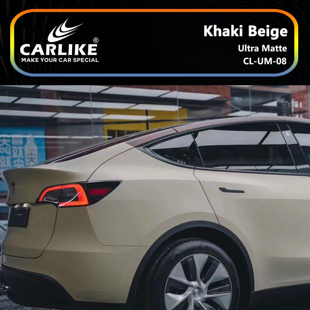 CARLIKE CL-UM-08 Ultra Mat Kaki Beige Vinyle — 